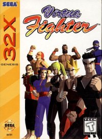 Virtua Fighter PAL Mega Drive 32X PAL box art
